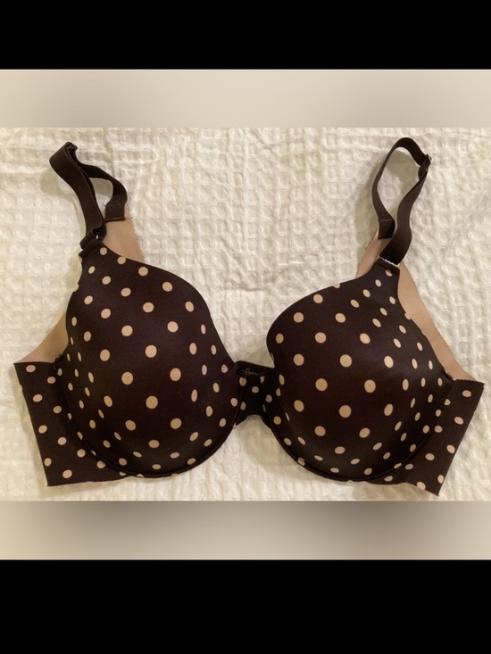 Soma Other - Soma Vanishing Back Full Coverage Underwire Brown and Beige Polka Dot Bra 34C